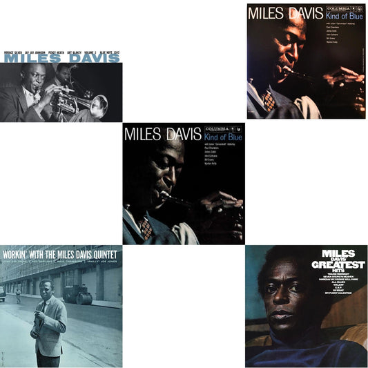 Miles Davis - Volume 2 (Blue Note Classic LP Vinyl Series) & Workin With The Miles Davis Quintet & Kind Of Blue & Kind Of Blue (Mono) & Greatest Hits (1969) (150G/Dl Code)