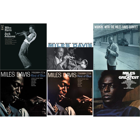 Miles Davis - Tribute To Jack Johnson (140G/Dl Insert) & Volume 2 (Blue Note Classic LP Vinyl Series) & Workin With The Miles Davis Quintet & Kind Of Blue & Kind Of Blue (Mono) & Greatest Hits (1969) (150G/Dl Code)