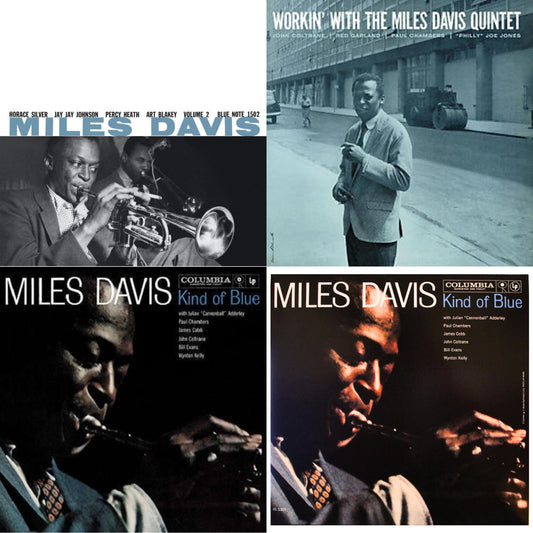 Miles Davis - Volume 2 (Blue Note Classic LP Vinyl Series) & Workin With The Miles Davis Quintet & Kind Of Blue & Kind Of Blue (Mono)