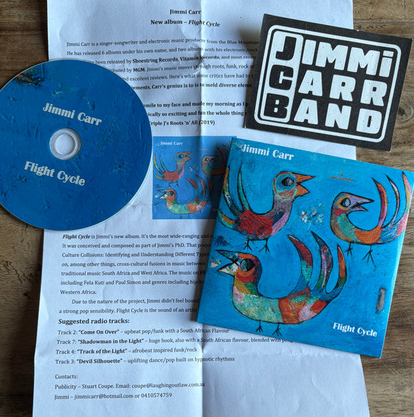 Jimmi Carr - Flight Cycle (Aus) [LP] Vinyl Record Album Cover