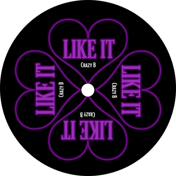 Crazy B - Like It [LP] Vinyl Record Album Cover