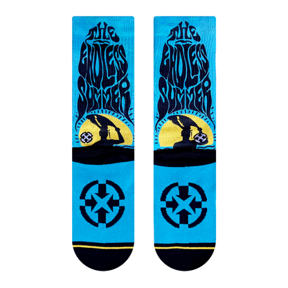 The Endless Summer Surfboard Adult Crew Socks