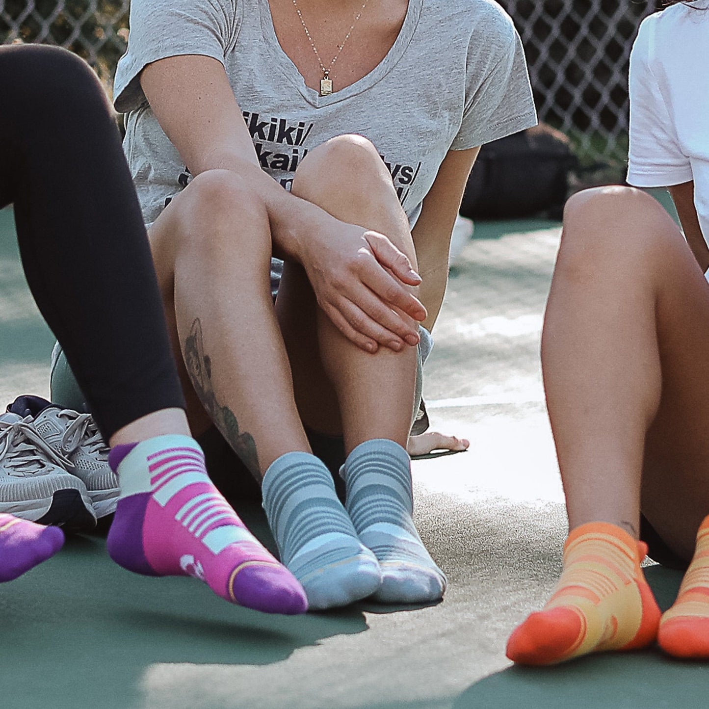 Action Cool Blue Adult Ankle Socks
