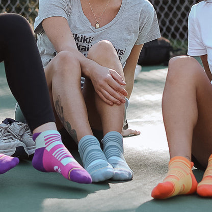 Action Cool Blue Adult Ankle Socks