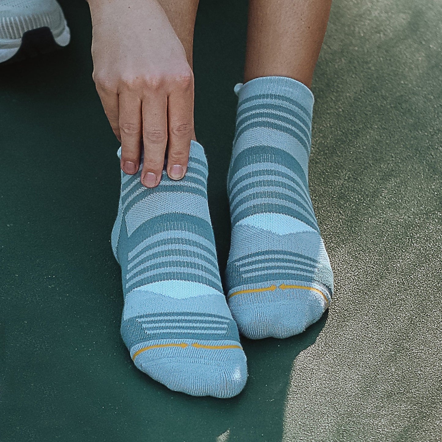 Action Cool Blue Adult Ankle Socks