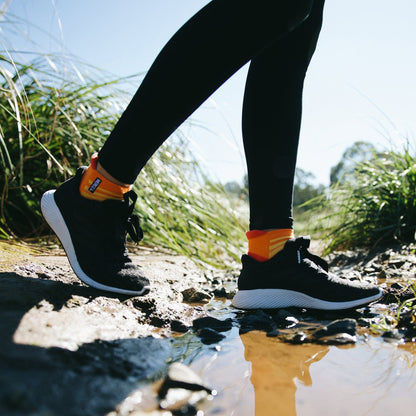 Action Orange Adult Ankle Socks