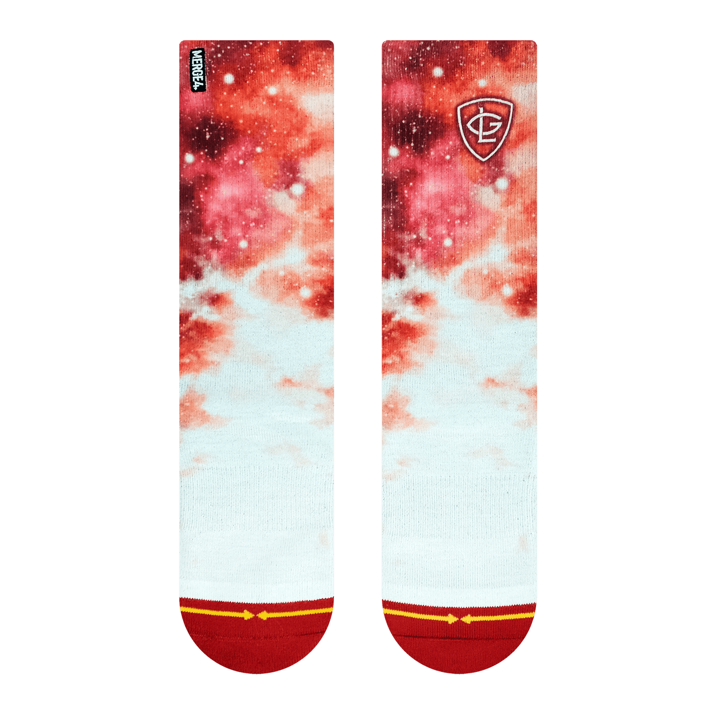 Greg Lutzka Crimson Sky Adult Crew Socks