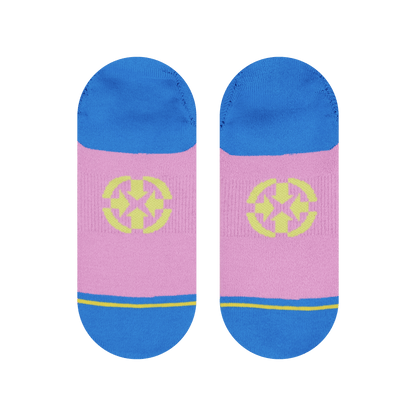 Donut Worry Adult No Show Socks With Art By Hanna Minck