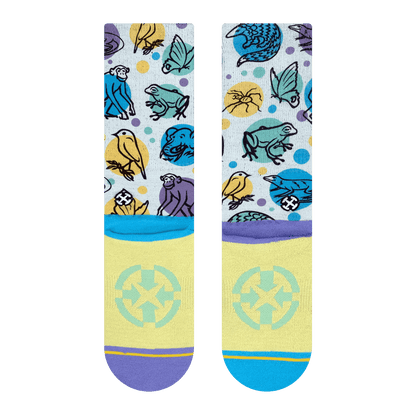 Jane Goodall Endangered Species Adult Crew Socks with the Jane Goodall Institute