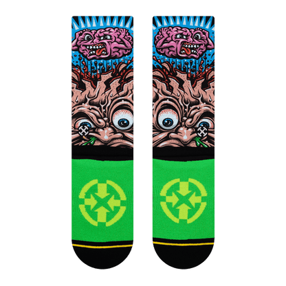 Jimbo Sick Stick Figure Adult Crew Socks