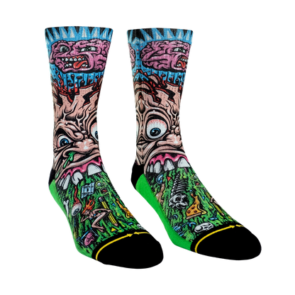 Jimbo Sick Stick Figure Adult Crew Socks