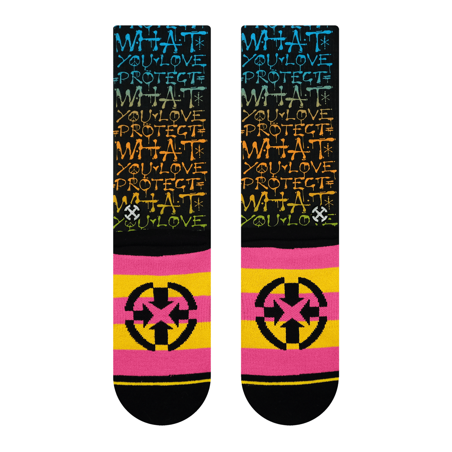 Taylor Reinhold Protect What You Love Adult Crew Socks