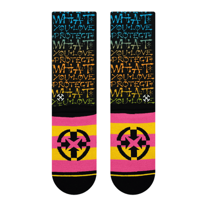 Taylor Reinhold Protect What You Love Adult Crew Socks