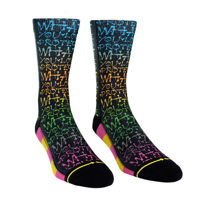 Taylor Reinhold Protect What You Love Adult Crew Socks