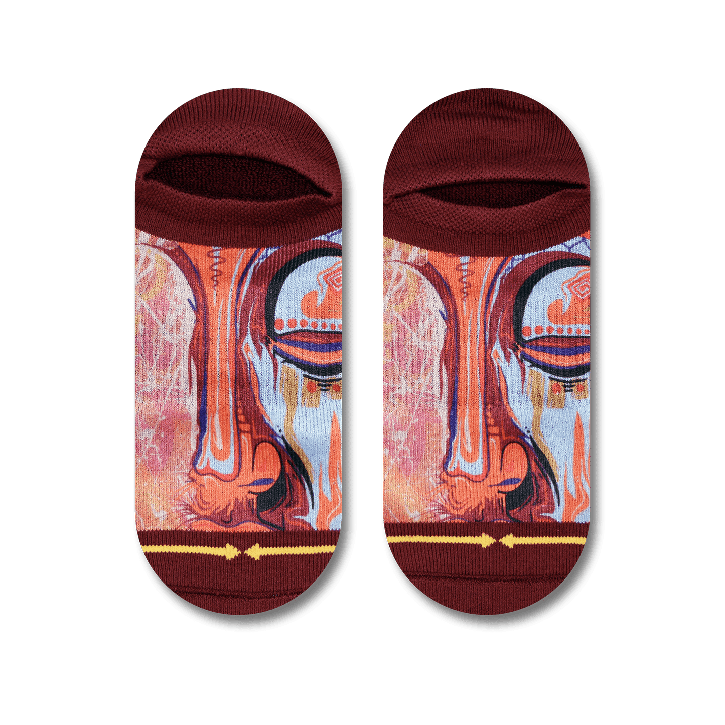 Taylor Reinhold Buddha Adult No Show Socks