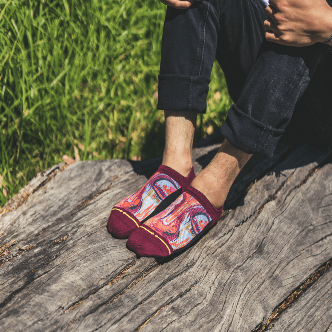 Taylor Reinhold Buddha Adult No Show Socks