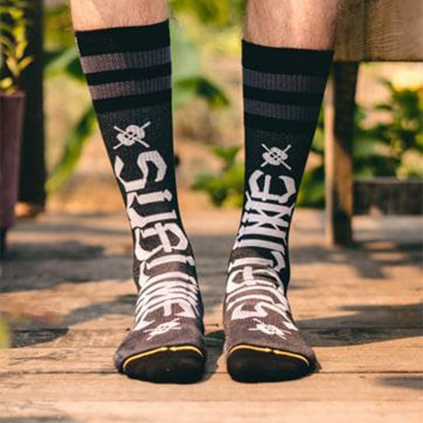 Sublime Chaz Tag Black Adult Tall Socks