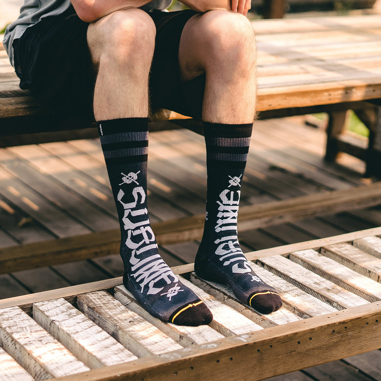 Sublime Chaz Tag Black Adult Tall Socks