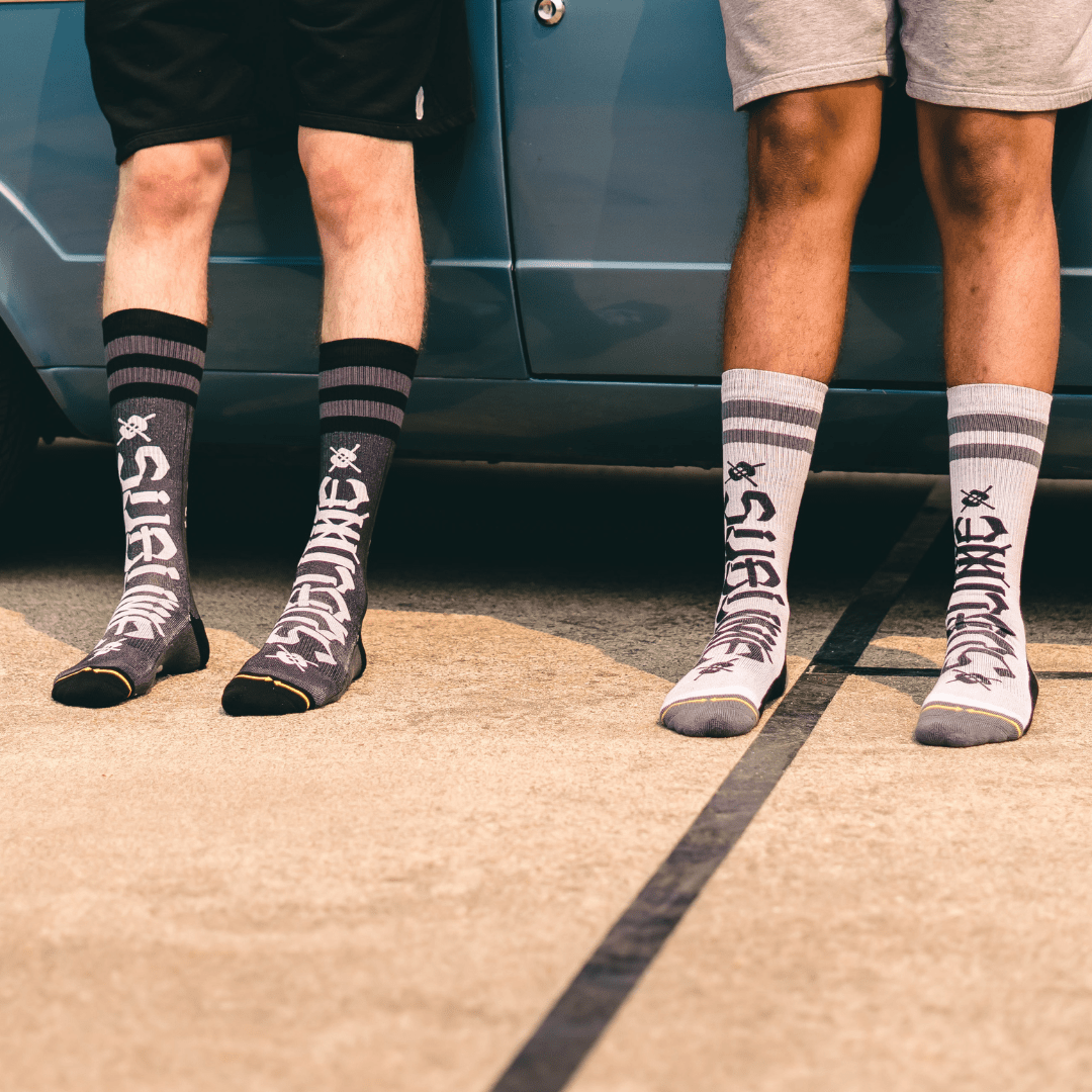 Sublime Chaz Tag Black Adult Tall Socks