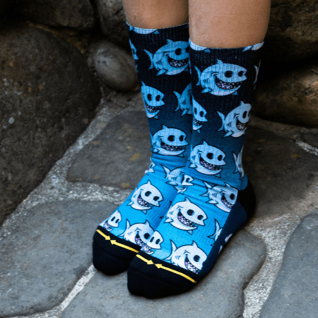 Chump Magic Fat Shark Youth Crew Socks