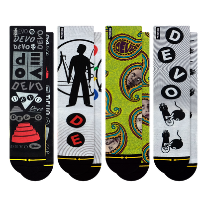 DEVO Adult Crew Socks 4-Pack
