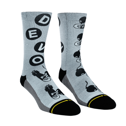 DEVO Bombs Away Adult Crew Sock