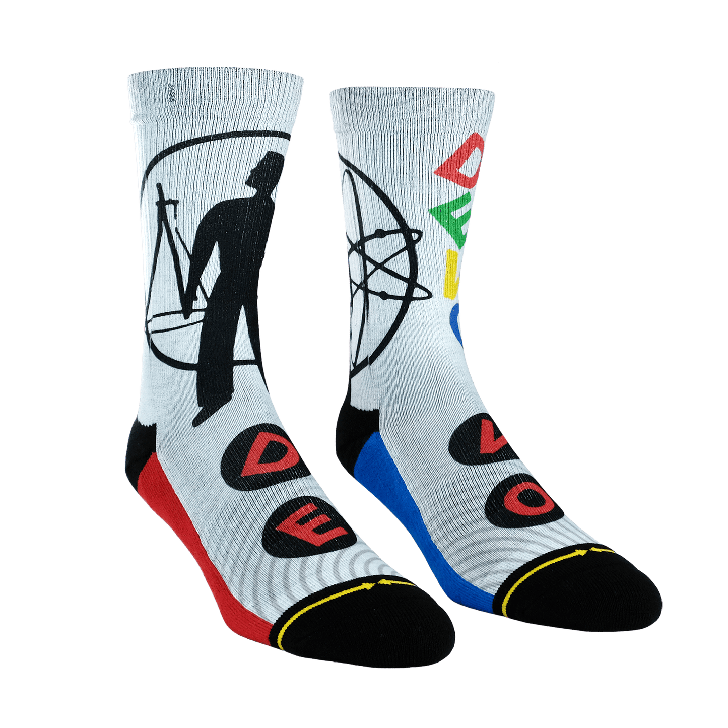 DEVO Science Boy Adult Crew Sock