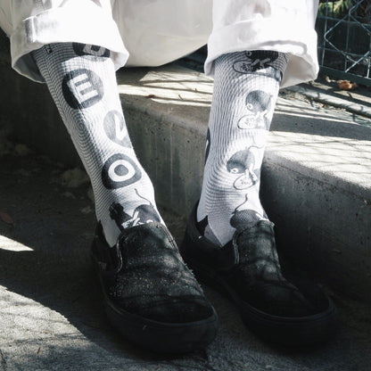 DEVO Bombs Away Adult Crew Sock