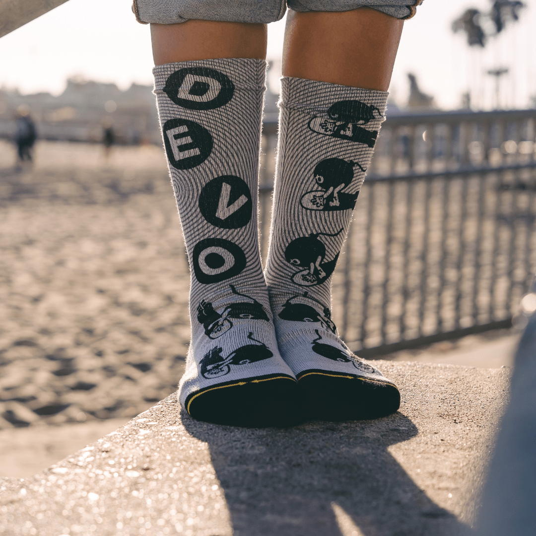 DEVO Bombs Away Adult Crew Sock