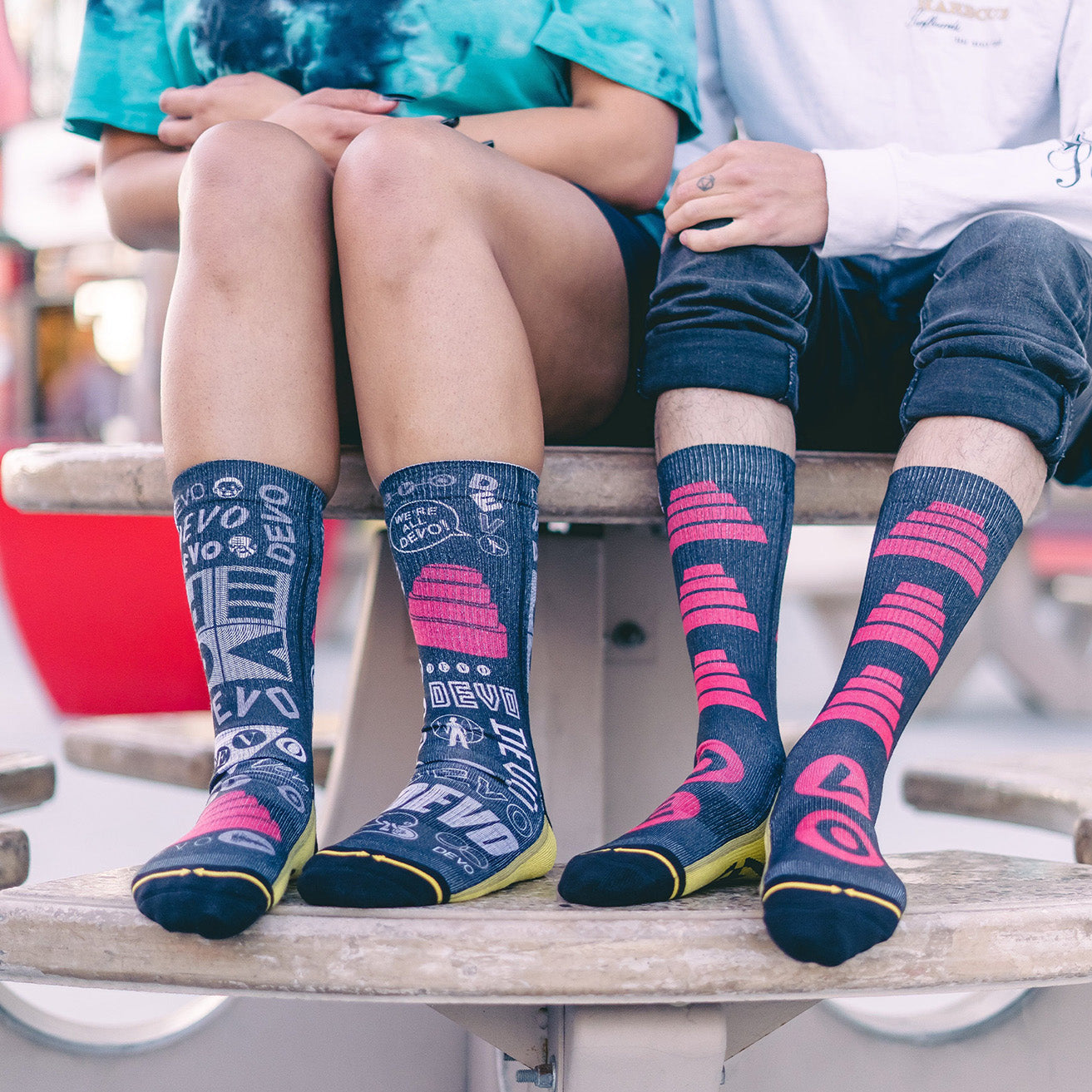Devo Obsesso Adult Crew Socks
