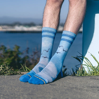 Dave Nelson Flying Pelicans Adult Crew Socks