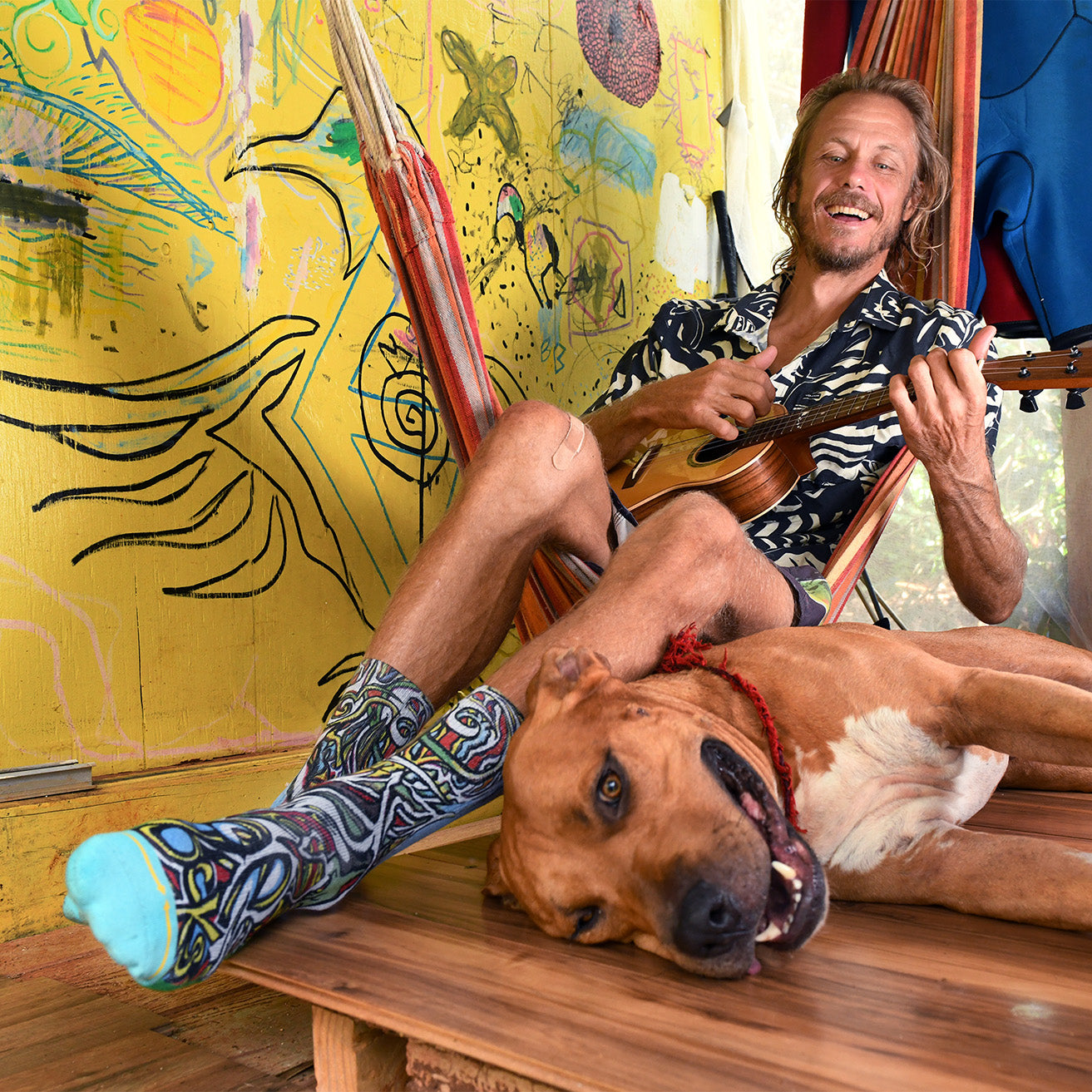 Gavin Beschen Adult Crew Socks