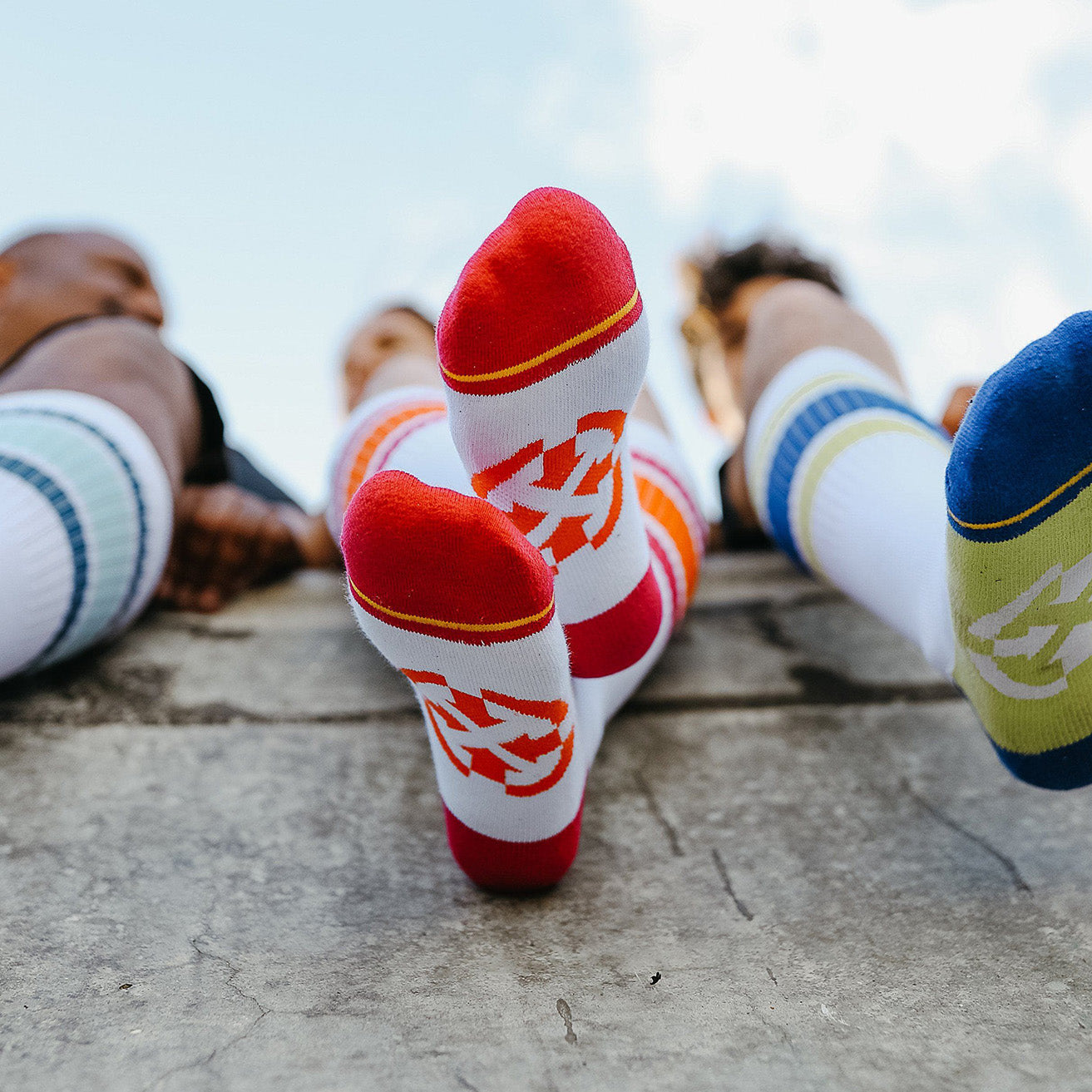 Organic Cotton Haven Pink Adult Tall Tube Socks From MERGE4