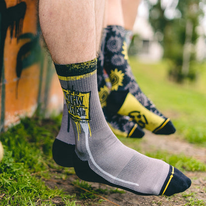 New Deal Napkin Logo Adult Crew Socks