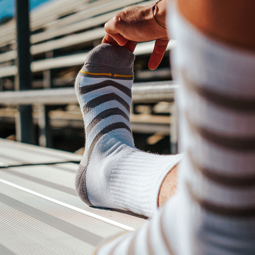 Performance White Adult Crew Socks