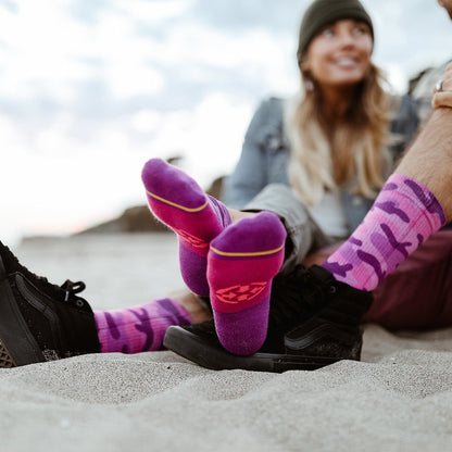 Pink Camo Adult Crew Socks