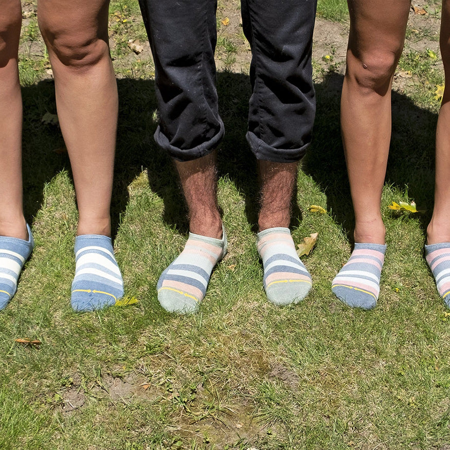 Plant-Based Dye Adult No Show Socks 3-Pack