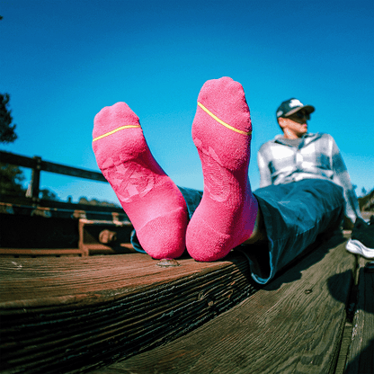 REPREVE® Berry Adult No Show Socks