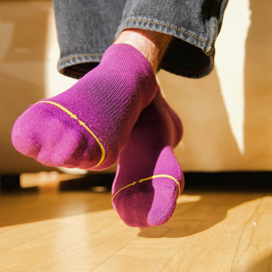 REPREVE® Winter Berry Adult No Show Socks 4-Pack