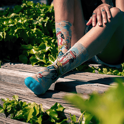 Richard Kirby Hula Adult Crew Socks