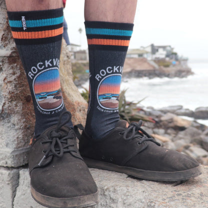 Slidertown Rockview Adult Crew Socks