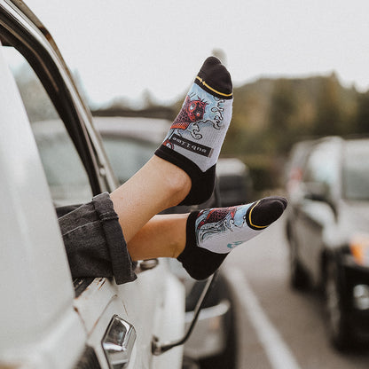 Sublime Bad Fish No Show Adult Socks