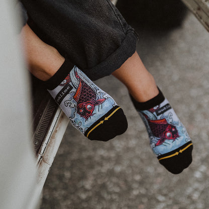 Sublime Bad Fish No Show Adult Socks
