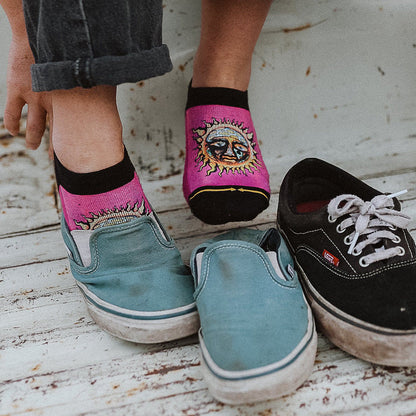 Sublime Sun Pink Adult No Show Socks