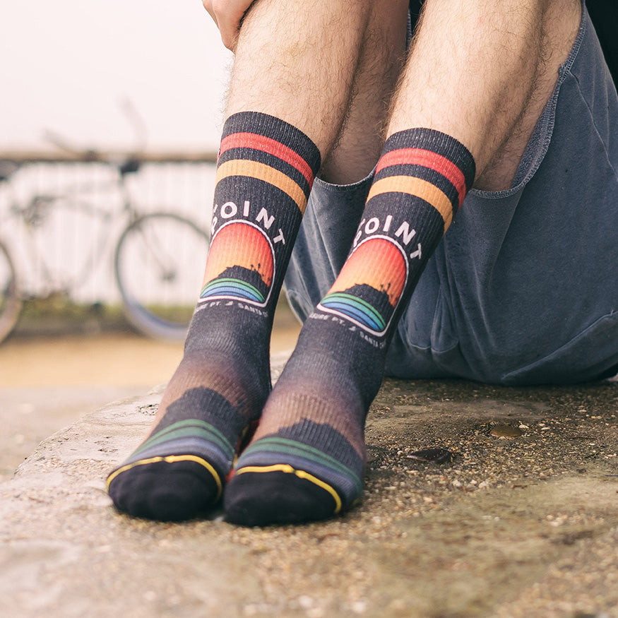 Slidertown The Point Adult Crew Socks
