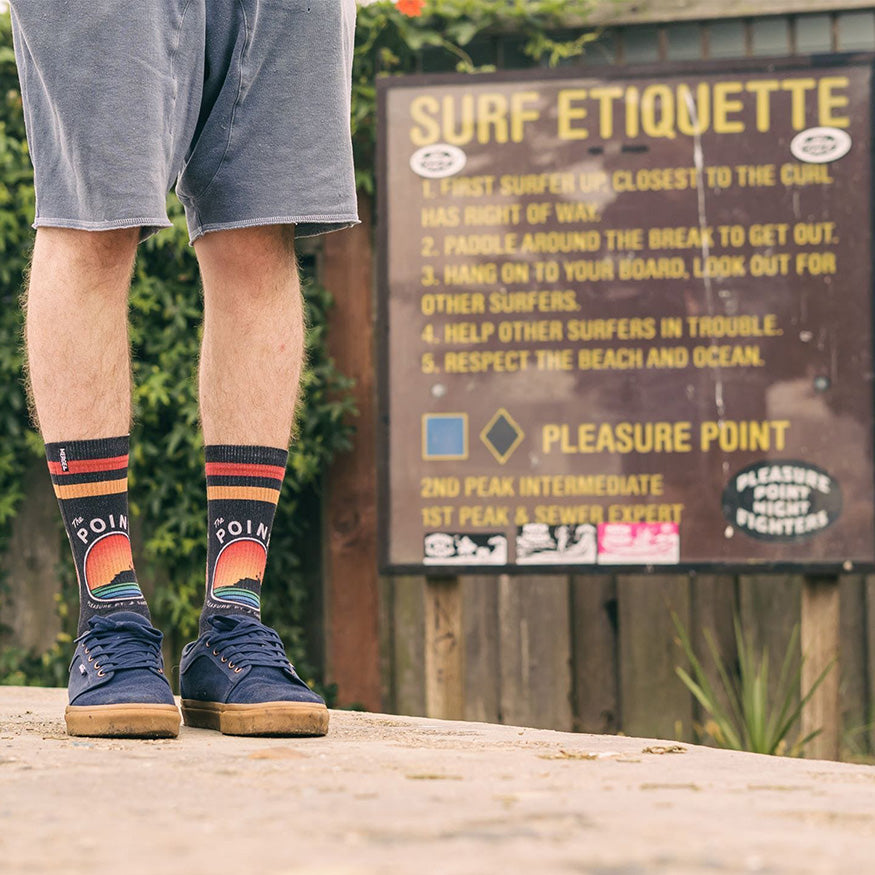 Slidertown The Point Adult Crew Socks