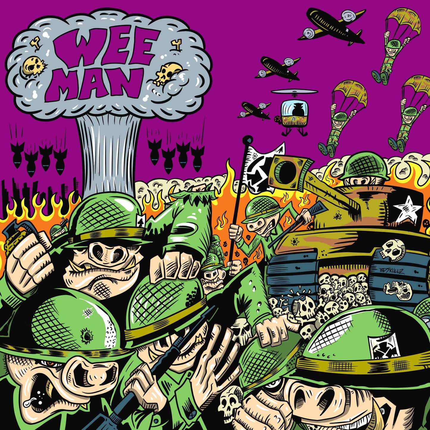 Weeman War Pigs Adult Crew Socks