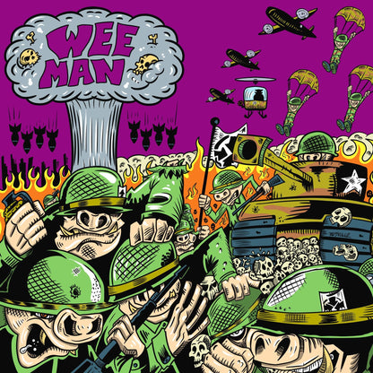 Weeman War Pigs Adult Crew Socks