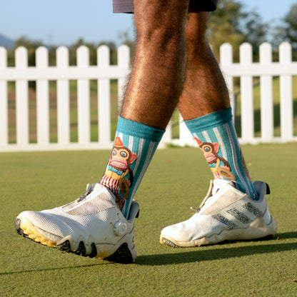 Dirk Hays Banging Monkey Adult Crew Sock