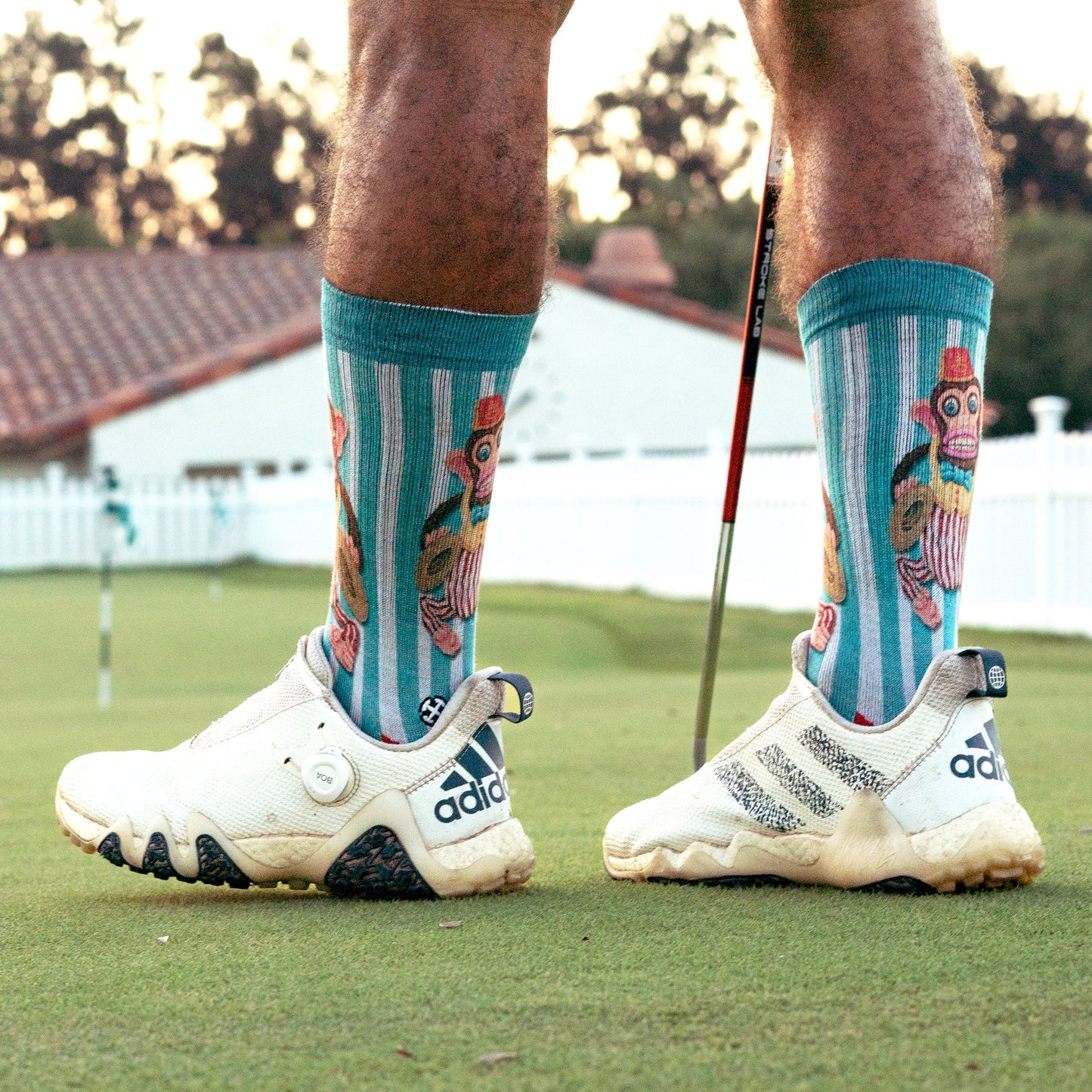 Dirk Hays Banging Monkey Adult Crew Sock
